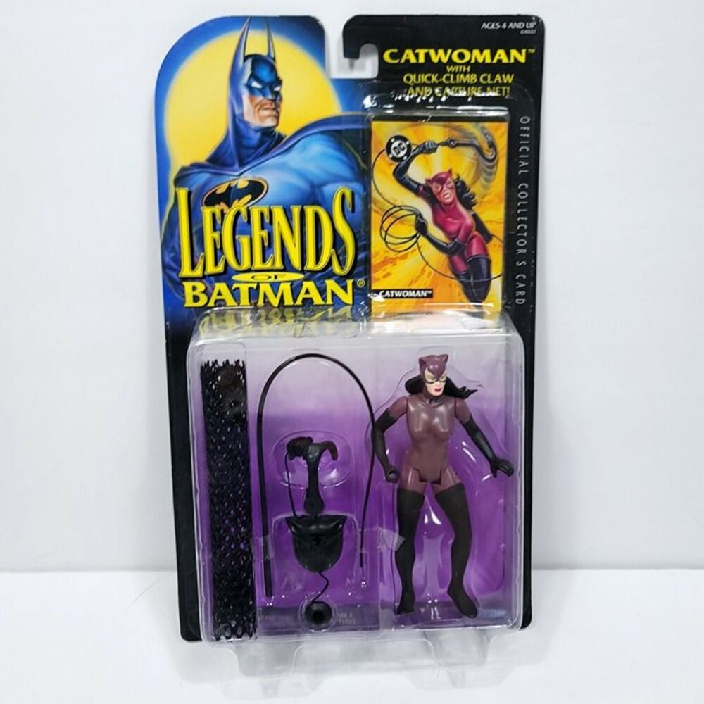 Legends of Batman Catwoman Action Figure Quick Climb Claw And Net Weapons NEW